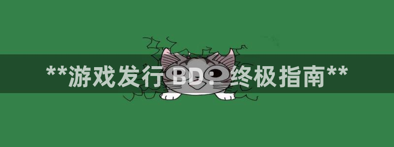 新航娱乐倒闭了吗知乎：**游戏发行 BD：终极指南**