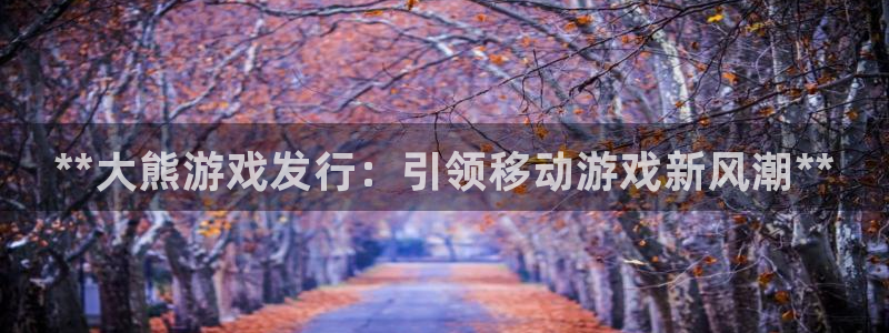新航娱乐app最新版本更新内容在哪找：**大熊游戏发行：引领移动游戏新风潮**